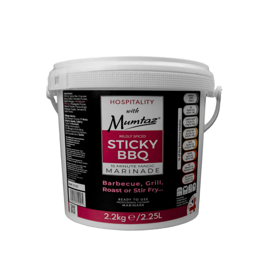 Mumtaz Sticky BBQ Marinade - 2.2kg Party Size Bucket