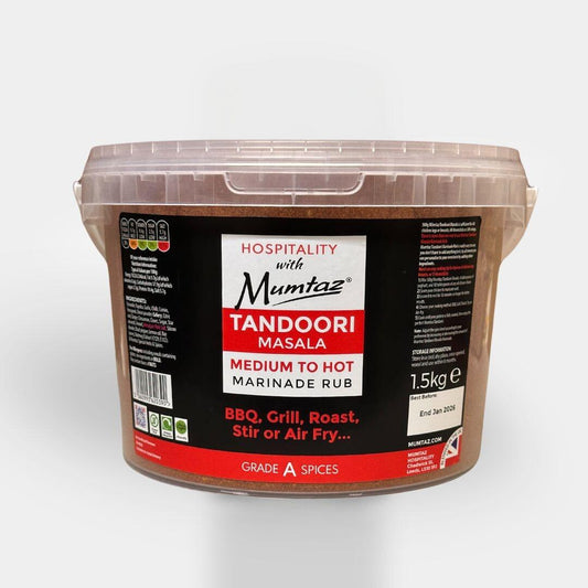 Tandoori Masala Medium to Hot Marinade Rub 1.5kg Catering Size Pack