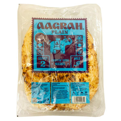 Aagrah Plain Naans 2x200g @SaveCo Online Ltd