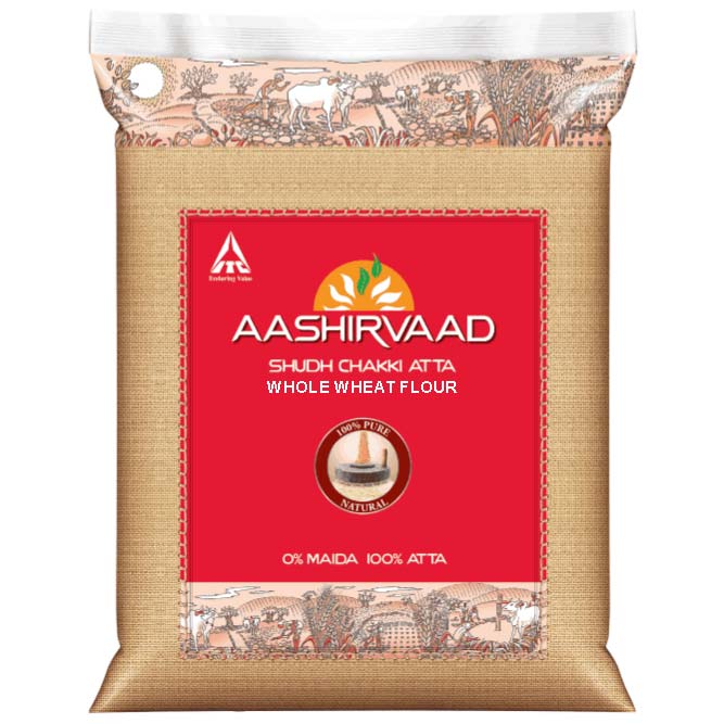 Aashirvaad Whole Wheat Flour 2kg