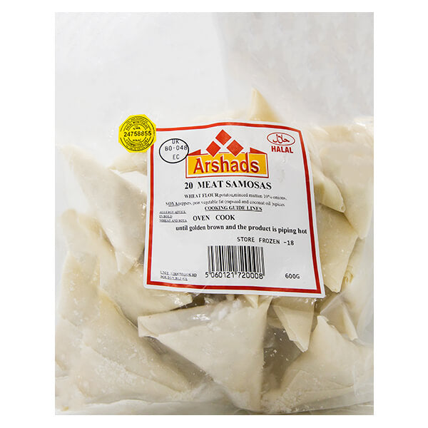 Arshads 20 Meat Samosas 600g @ SaveCo Online Ltd