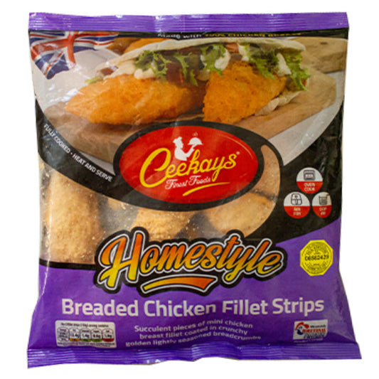 Ceekays Homestyle Breaded Chicken Fillet Strips @SaveCo Online Ltd