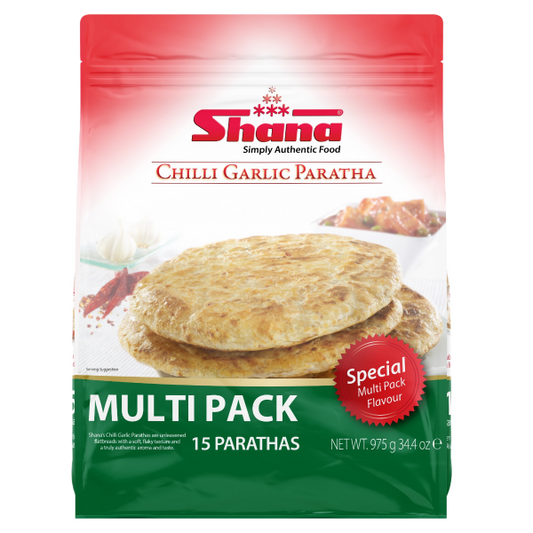 Shana Chilli Garlic Paratha 15pk @SaveCo Online Ltd