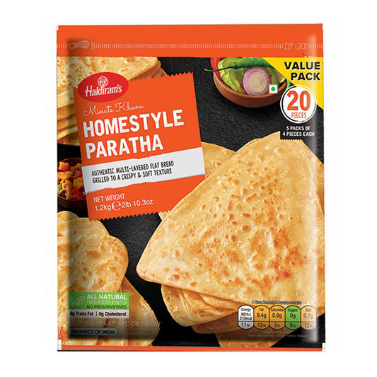 Haldiram's Homestyle Paratha family pack 1.2Kg @SaveCo Online Ltd