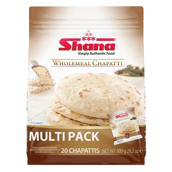 Shana Wholemeal Chapatti 20pk @SaveCo Online Ltd