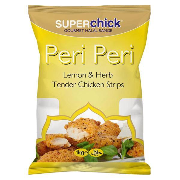 Superchick Peri Peri Lemon & Herb Strips