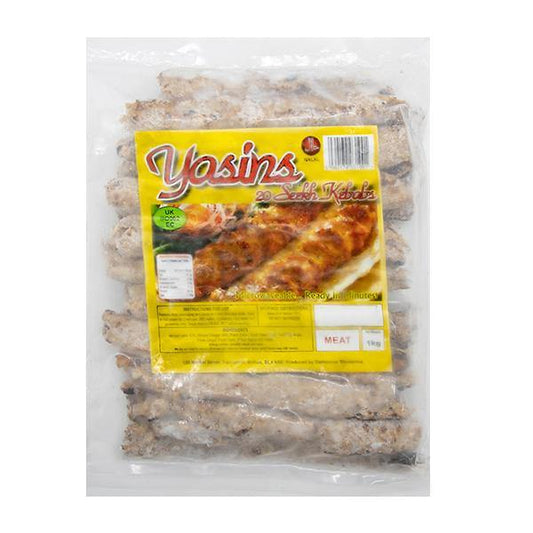 Yasins Meat Seekh Kebabs (20pk) @SaveCo Online Ltd