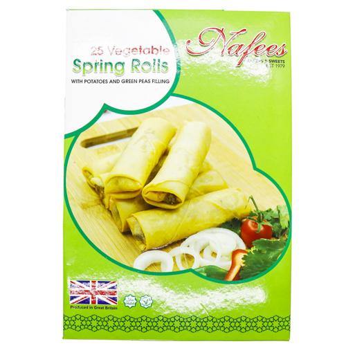 Nafees 25 Vegetable Spring Rolls @ SaveCo Online Ltd