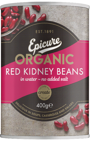 Epicure Organic Red Kidney Beans MULTI-BUY OFFER 3 for £1