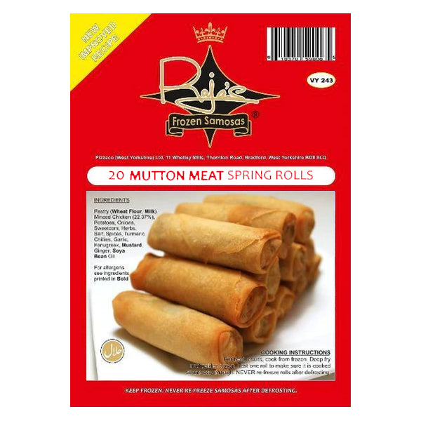 Rajas 20 Mutton Meat Spring Rolls @ SaveCo Online ltd